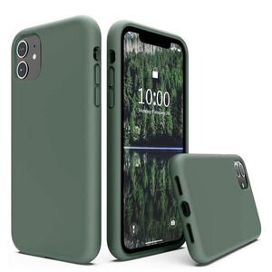 Husa iPhone 15 Plus Techsuit Soft Edge Silicone, verde