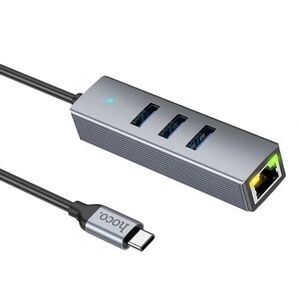 Docking station USB3.0, Ethernet, tip C Hoco HB34, 1000Mbps