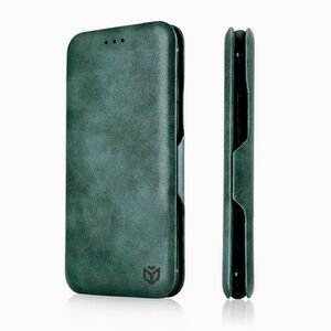 Husa 360° iPhone 15 Plus Techsuit Safe Wallet Plus, verde