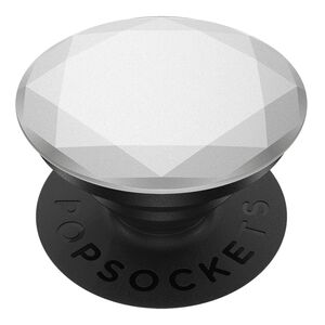 Popsockets original, suport cu functii multiple - metallic diamond silver