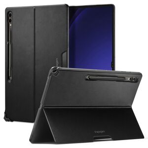 Husa Samsung Galaxy Tab S8 Ultra / S9 Ultra Spigen Thin Fit Pro, negru