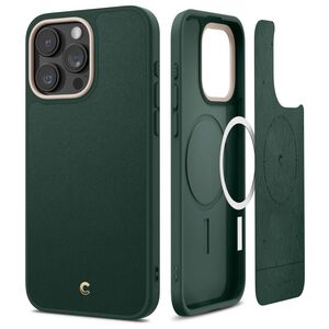Husa iPhone 15 Pro Spigen Cyrill Kajuk MagSafe, verde