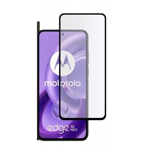 Folie sticla securizata tempered glass pentru Motorola Edge 30 NEO full-face/glue, negru