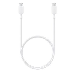 Cablu Samsung tip C, USB-C to Type-C Fast Charging 3A, 1m, alb, bulk, EP-DA705BWE