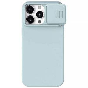 Husa iPhone 15 Pro Max Nillkin CamShield Silky MagSafe, Haze Blue