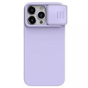 Husa iPhone 15 Pro Max Nillkin CamShield Silky MagSafe, misty purple