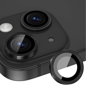 Folie sticla iPhone 15 / 15 Plus Lito S+ Camera Protector, negru
