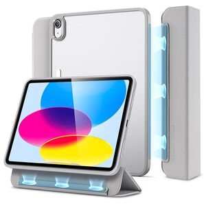 Husa iPad 10 2022 10.9 inch ESR - Ascend Hybrid cu capac magnetic, functie stand si sleep/wake-up - grey