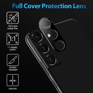Folie protectie camera pentru Samsung Galaxy S23 / S23+ Plus, Lito Camera Glass, Negru