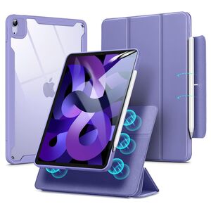 Husa iPad Air 5 2022 / iPad Air 4 2020 ESR - Rebound Hybrid Magnetica 2 in 1 cu functie stand si sleep/wake-up - lavender