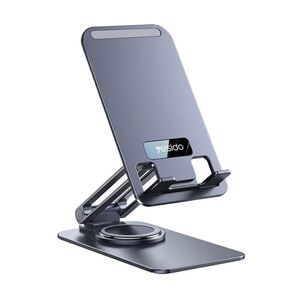 Suport tableta/telefon birou, rotativ 360, aluminiu Yesido C184, gri