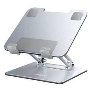 Suport tableta/telefon/laptop pentru birou, pliabil, aluminiu Yesido C185, argintiu