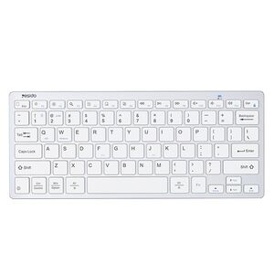 Mini tastatura wireless Bluetooth si 2.4 Ghz Yesido KB11 Support Multi-Device Sharing, Quick Response, alb