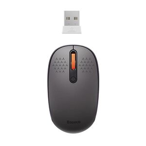 Mouse dual mode Bluetooth si 2.4G Baseus F01B, 1600 DPI, B01055503413-00, frosted grey