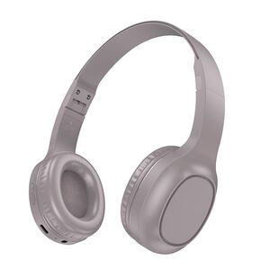 Casti Bluetooth wireless over-ear cu microfon Hoco W46, brown