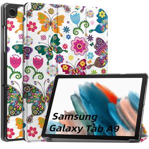 Husa Samsung Galaxy Tab A9 8.7 inch UltraSlim de tip stand - butterfly