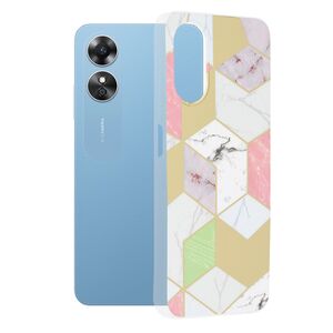 Husa Oppo A17 Techsuit Marble, Purple Hex