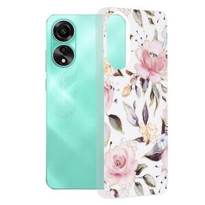 Husa Oppo A78 4G Techsuit Marble, Chloe White