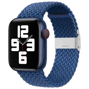 Curea Watchband (W032) - Apple Watch 1/2/3/4/5/6/7/8/9/SE/SE 2 (38/40/41mm) - Atlantic Blue