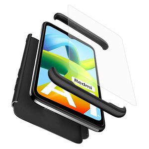 [Pachet 360°] Husa + folie Xiaomi Redmi A1+ / A2+ GKK Original, negru