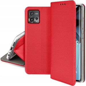 Husa pentru Motorola Moto G72 Wallet tip carte, rosu