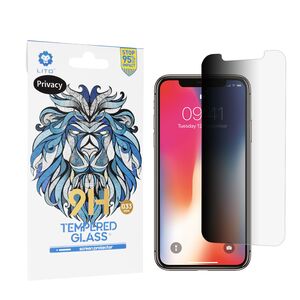 Folie sticla iPhone X / XS / iPhone 11 Pro Lito 9H Tempered Glass, privacy