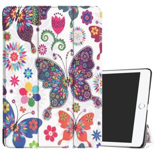 Husa iPad 10.2 inch 9/8/7 2021/2020/2019 cu functie wake-up/sleep - butterfly