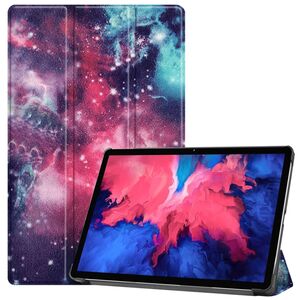 Husa tableta Lenovo Tab P11 / P11 Plus 11 inch Smart Ultralight de tip stand, galaxy
