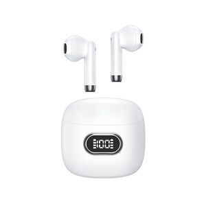 Casti wireless Earbuds TWS Bluetooth cu display digital Usams Zero Sense II, alb, IAII15