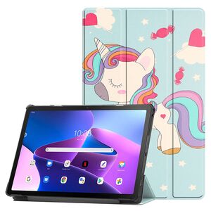 Husa Samsung Galaxy Tab S9 Ultra / S8 Ultra UltraSlim de tip stand, functie sleep/wake-up - unicorn