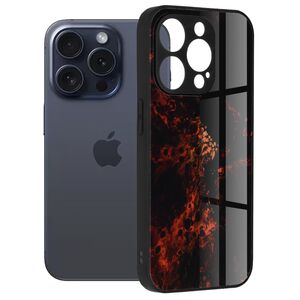 Husa iPhone 15 Pro Techsuit Glaze, Red Nebula