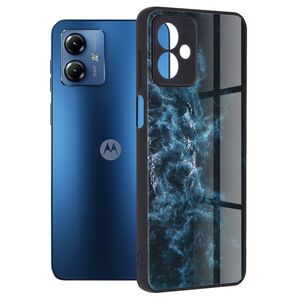 Husa Motorola Moto G14 Techsuit Glaze, Blue Nebula