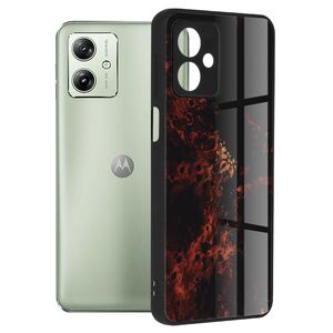 Husa Motorola Moto G54, G54 Power Edition Techsuit Glaze, Red Nebula