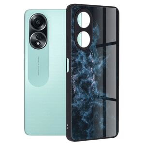 Husa Oppo A58 4G Techsuit Glaze, Blue Nebula