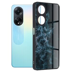 Husa Oppo A98 5G Techsuit Glaze, Blue Nebula