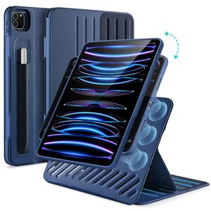 Husa iPad Pro 11 (2024) ESR Shift Magnetic, albastru