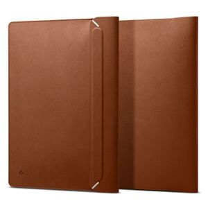 Husa 360 pentru laptop 15-16" Spigen Valentinus Sleeve, classic brown