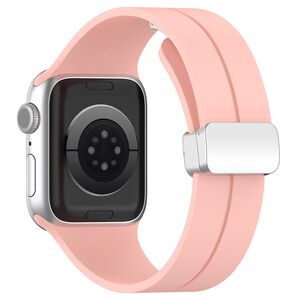 Curea Apple Watch 1/2/3/4/5/6/7/8/9/SE/SE 2/Ultra/Ultra 2 (42/44/45/49mm) Techsuit, W011, pink