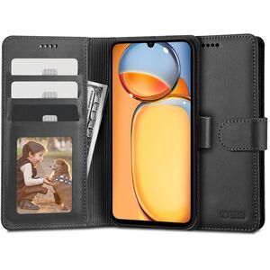 Husa pentru Xiaomi Redmi 13C 4G Wallet tip carte, negru