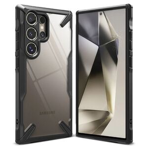 Husa Samsung Galaxy S24 Ultra Ringke Fusion X, negru - transparent
