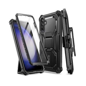 [Pachet 360°] Husa cu folie integrata Samsung Galaxy S23 FE I-Blason Armorbox, negru