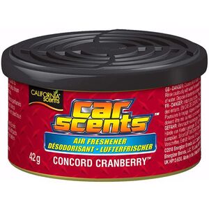 Odorizant auto California Scents, gel parfumat, Concord Cranberry
