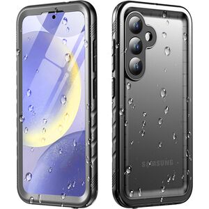 Pachet 360: Husa cu folie integrata Samsung Galaxy S24 ShockProof Dust-Water Proof Full Body, negru