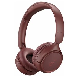Casti Wireless On-Ear Anker Soundcore H30i, Design Pliabil, Pure Bass, Bluetooth 5.3, burgundy