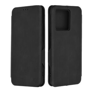 Husa 360° Motorola Edge 40 Techsuit Safe Wallet Plus, negru