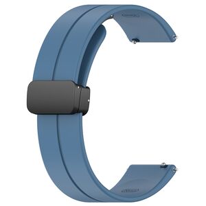 Curea Samsung Galaxy Watch 4/5/Active 2, Huawei Watch GT 3 (42mm)/GT 3 Pro (43mm) Techsuit, W011 - blue