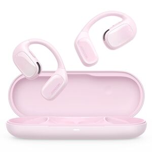 Casti wireless open-ear cu microfon TWS JoyRoom, roz, JR-OE1
