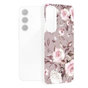 Husa Samsung Galaxy A55 5G Techsuit Marble, Bloom of Ruth Gray