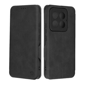 Husa 360° Xiaomi 14 Pro Techsuit Safe Wallet Plus, negru