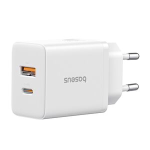 Incarcator priza Baseus - wall charger (p10111403213-00) - usb, type-c, fast charge 20w - moon white